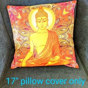 Sitting Buddha Pillow Cover